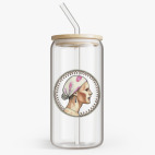 Банка с бамбуковой крышкой