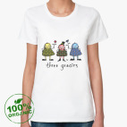 Женская футболка органик