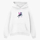 Толстовка худи оверсайз