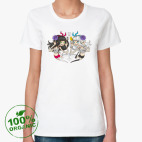 Женская футболка органик