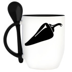 Кружка с ложкой