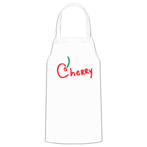 Фартук с принтом Вишенка