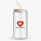 Банка с бамбуковой крышкой