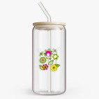 Банка с бамбуковой крышкой