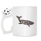 Кружка с футбольным мячиком