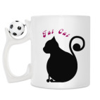 Кружка с футбольным мячиком