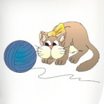 Кошка и клубок