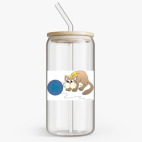 Банка с бамбуковой крышкой