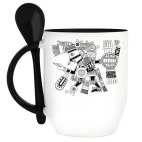 Кружка с ложкой