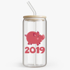 Банка с бамбуковой крышкой