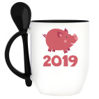 Кружка с ложкой