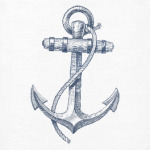 Море винтаж якорь