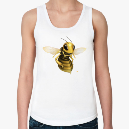 Женская майка с принтом Bee