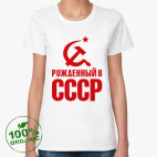 Женская футболка органик