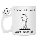 Кружка с футбольным мячиком