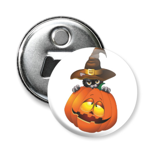Магнит-открывашка с принтом Halloween