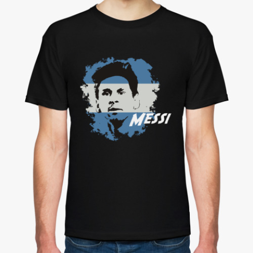 Футболка с принтом Месси
