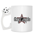 Кружка с футбольным мячиком