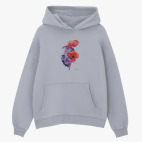 Толстовка худи оверсайз