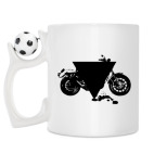 Кружка с футбольным мячиком