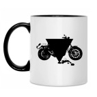 Кружка двухцветная