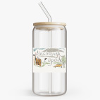 Банка с бамбуковой крышкой