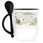 Кружка с ложкой