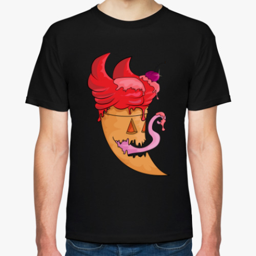 Футболка с принтом Мороженка