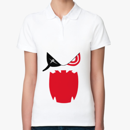 Женская рубашка поло (печать) с принтом Сенкецу