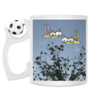 Кружка с футбольным мячиком