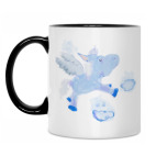 Кружка двухцветная