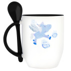 Кружка с ложкой