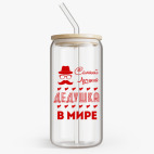 Банка с бамбуковой крышкой