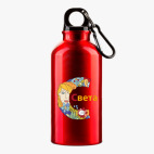 Металлическая бутылка 400 мл UV-DTF