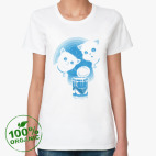 Женская футболка органик
