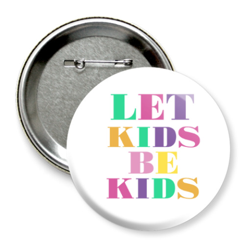 Значок 75мм Дети