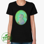 Женская футболка органик