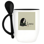 Кружка с ложкой