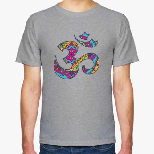 Футболка с принтом ОМ