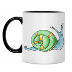 Кружка двухцветная