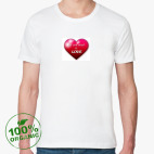 Мужская футболка органик