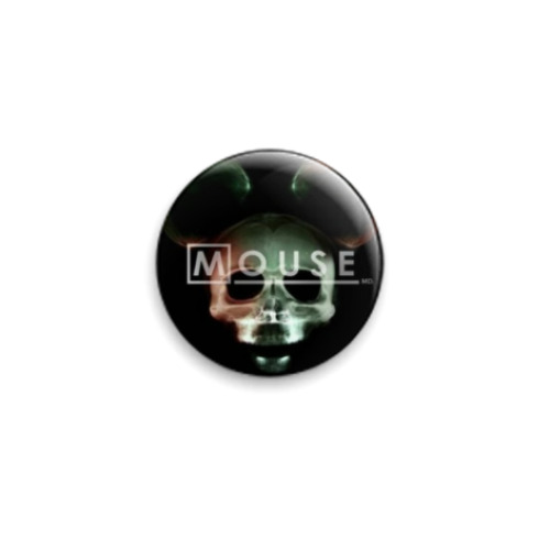 Значок 25мм Mouse M.D.