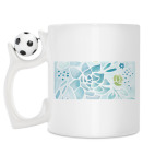 Кружка с футбольным мячиком