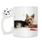 Кружка с футбольным мячиком