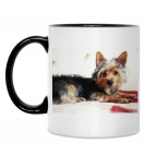 Кружка двухцветная