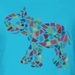 Слон - мозаика