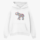 Толстовка худи оверсайз