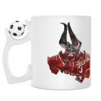 Кружка с футбольным мячиком