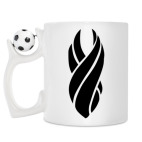 Кружка с футбольным мячиком