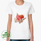 Женская футболка органик